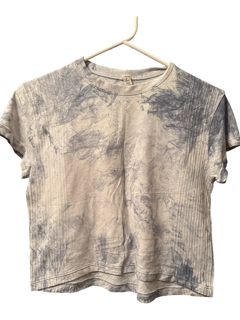 lululemon athletica Short Sleeve Tie-Dye Cropped Tee